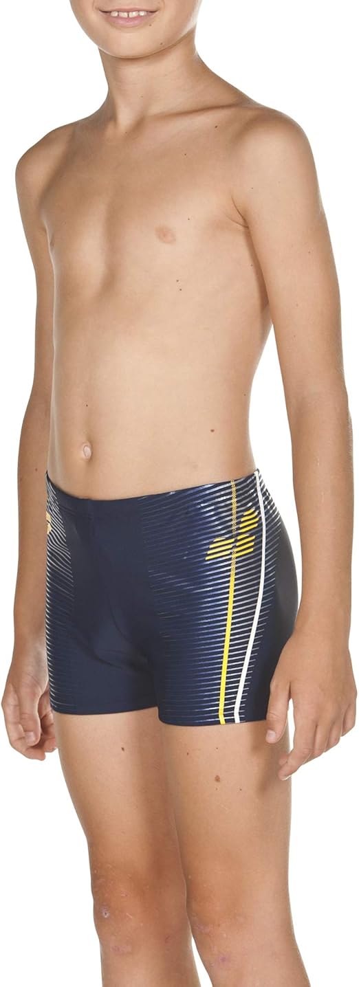 Arena ARES5 Roy Boys' Swimming Trunks, Boys', 001767, navylily yellow