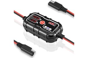 ROLOKIT 10A MPPT Solar Charge Controller, Waterproof 12V Intelligent Portable Solar Panel Controller with Solar Connector & LED Display, Enenrgy Regulator for Gel AGM FLD Lead-Acid, LiFePO4 Lithium Batteries