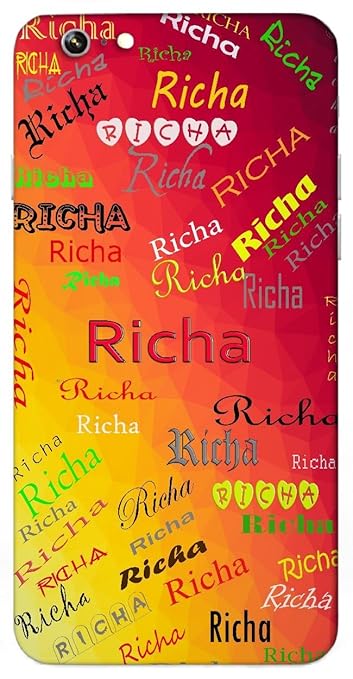 Richa Name Sign Printed All Over Customize Amazon In Electronics