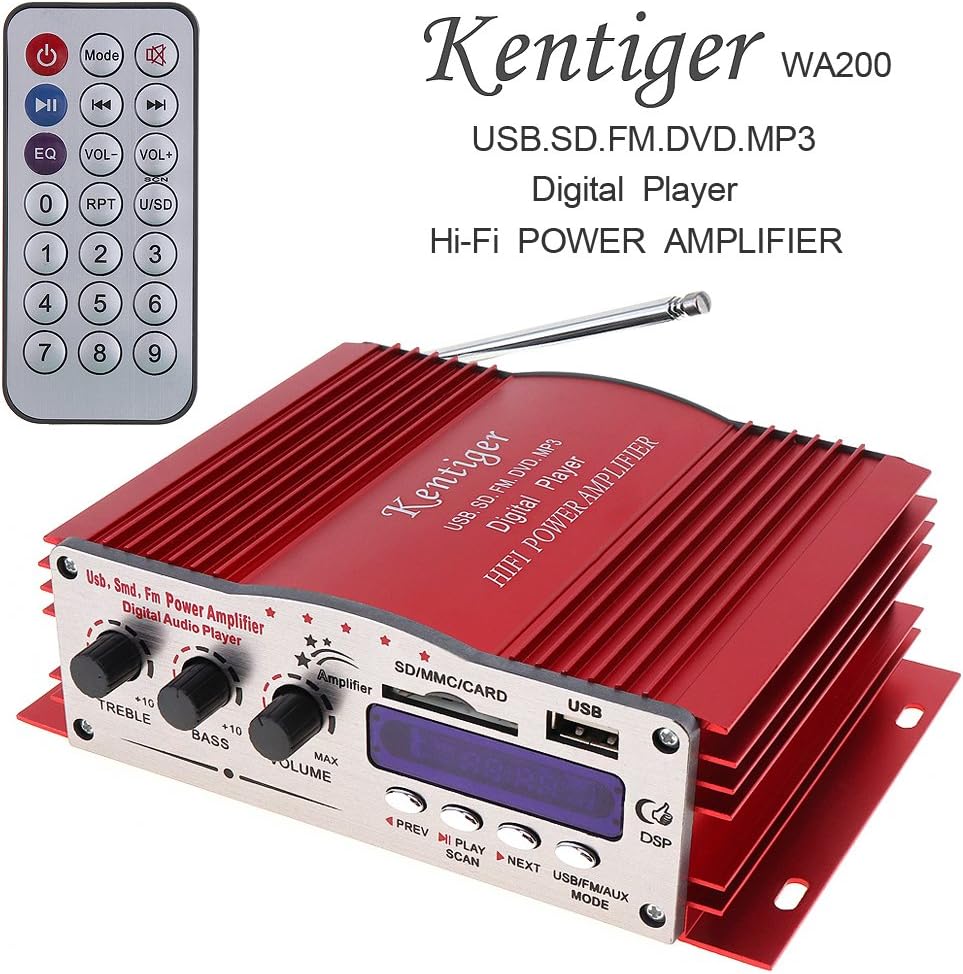 Car Stereo Amplifier Digital Player 12V HiFi Support Amazon.co.uk