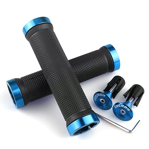 LYCAON Bike Handlebar Grips, Non-Slip-Rubber Adjustable Bicycle