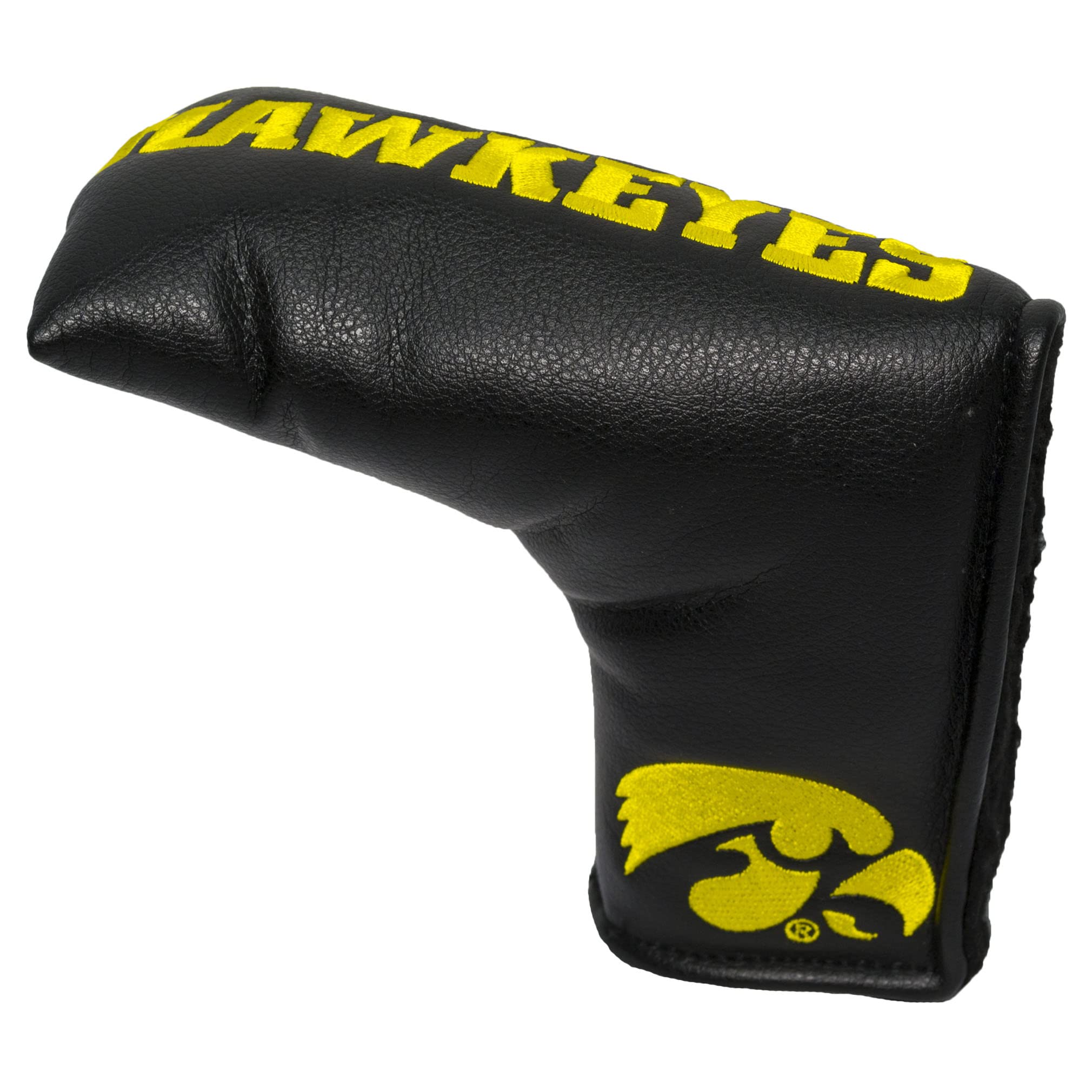 Team Golf NCAA Iowa Hawkeyes Vintage Blade Putter Cover Golf Club Vintage Blade Putter Headcover, Form Fitting Design, Fits Scotty Cameron, Taylormade, Odyssey, Titleist, Ping, Callaway