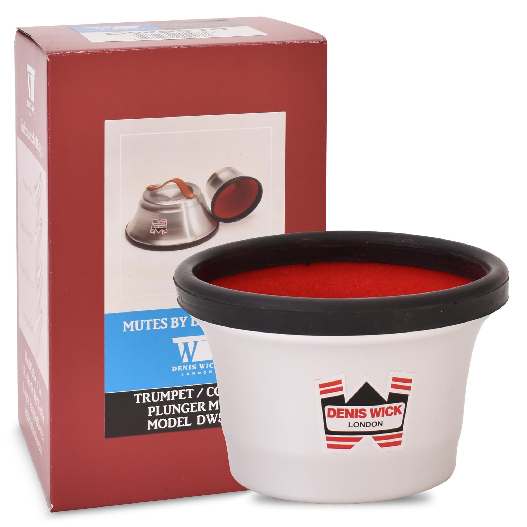 Denis Wick 5510 Plunger Mute for Bb Cornet or Trumpet, Aluminium