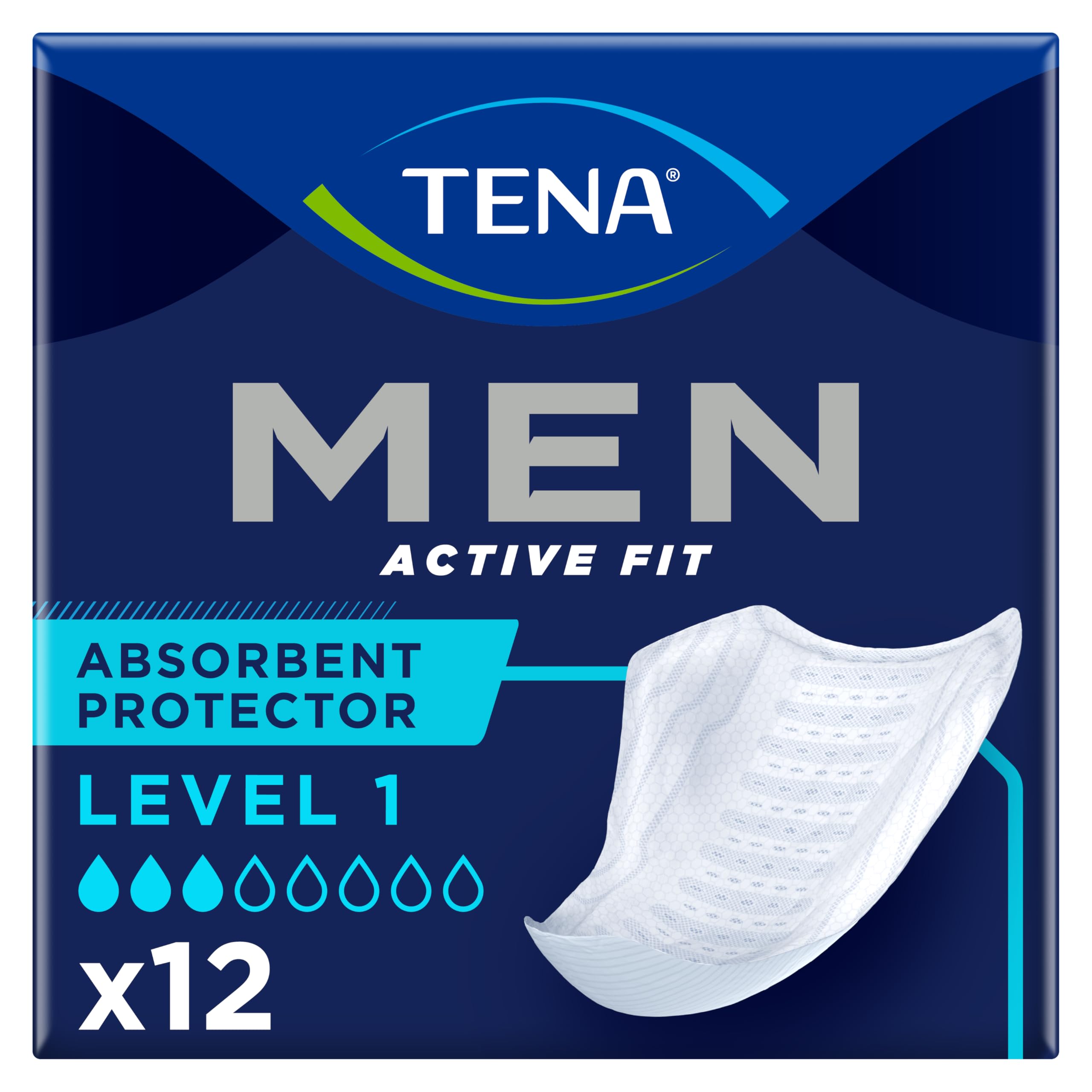 TENA FOR MEN LEVEL 1 12'S