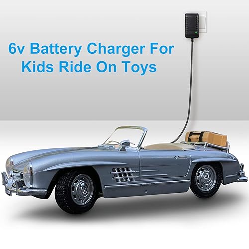 Weewooday 6V Charger for Kids Ride On Car, 6V Battery Charger for - Main Image