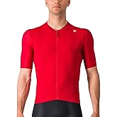 CASTELLI Men’s Espresso Jersey, Quarter Length Sleeve with Breathable Stretch Fabric for Gravel, Cycling & Road Biking