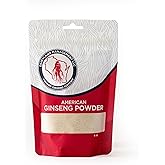 Dairyland Concentrated American Ginseng Powder 西洋参 - 4 oz Pack of Wisconsin Ginseng Powder - Non-GMO, Gluten Free - Herbal Supplement for Smoothies, Baking, Tea