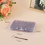 Laicky 200 Count Bobby Pins Brown Hair Grips with Box 5.2CM Hair Accessories view 2