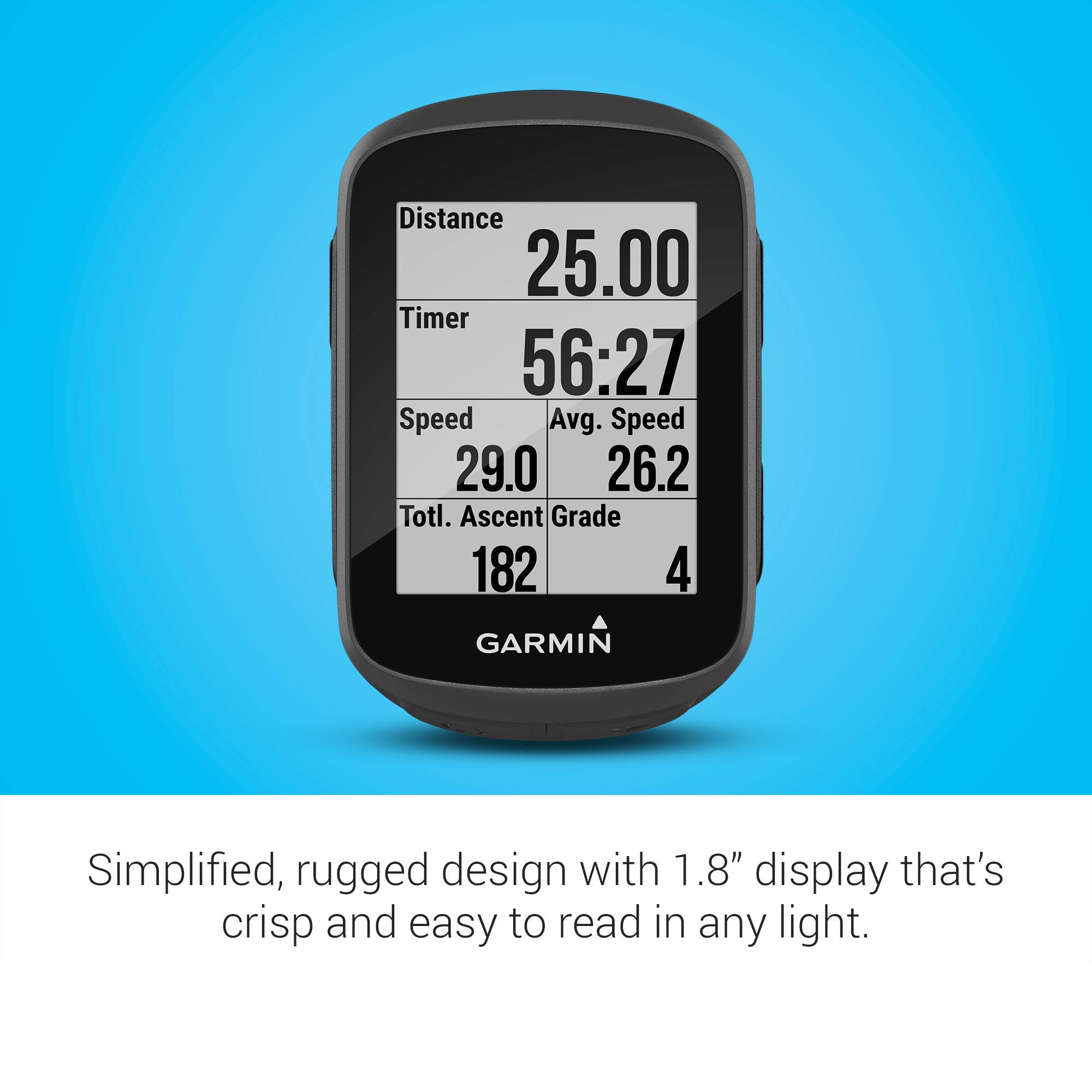 Garmin Edge 130 Plus, GPS Cycling/Bike Computer, Download Structure Workouts, ClimbPro Pacing Guidance and More (010-02385-00) (Renewed)