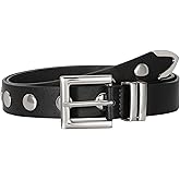 JASGOOD Women Studded Belt Fashion Leather Belt Ladies Punk Belt for Jeans Pants Dresses