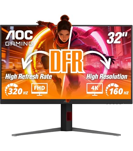 Amazon.com: FYHXele 32 inch 4K Gaming Monitor, UHD Fast IPS Panel