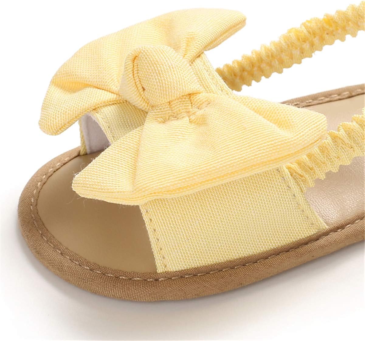  | COSANKIM Infant Baby Girls Summer Sandals with Flower Soft Sole Newborn Toddler First Walker Crib Dress Shoes | Sandals