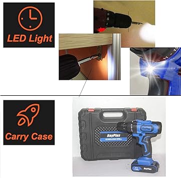 DICN Electric Drill with Battery Power Drill Drivers product image 3