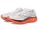 Saucony Men's Kinvara 15 Sneaker, White/Pepper, 7