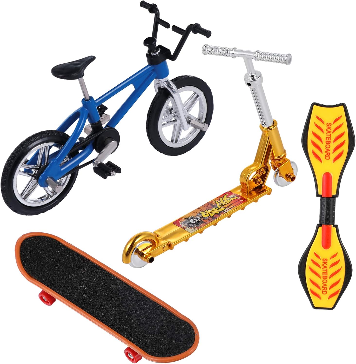 Garneck Mini Finger Spielzeug Set Finger Skateboards Griffbrett Winzige
