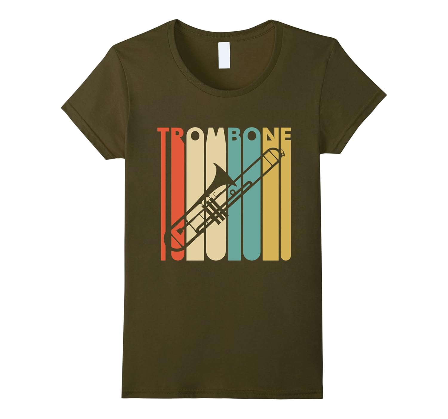 Vintage Style Trombone T shirt