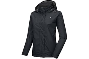 Little Donkey Andy Women’s Waterproof Rain Jacket Lightweight Outdoor Windbreaker Rain Coat Shell for Hiking, Travel