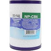 Neo-Pure CB6 Carbon Block Replacement Filter – Compatible Cartridge for Select Water Filtration Systems, Compatible with Hydronix HDG-CB6-14 and Multipure CB6, CB6D, MPC6
