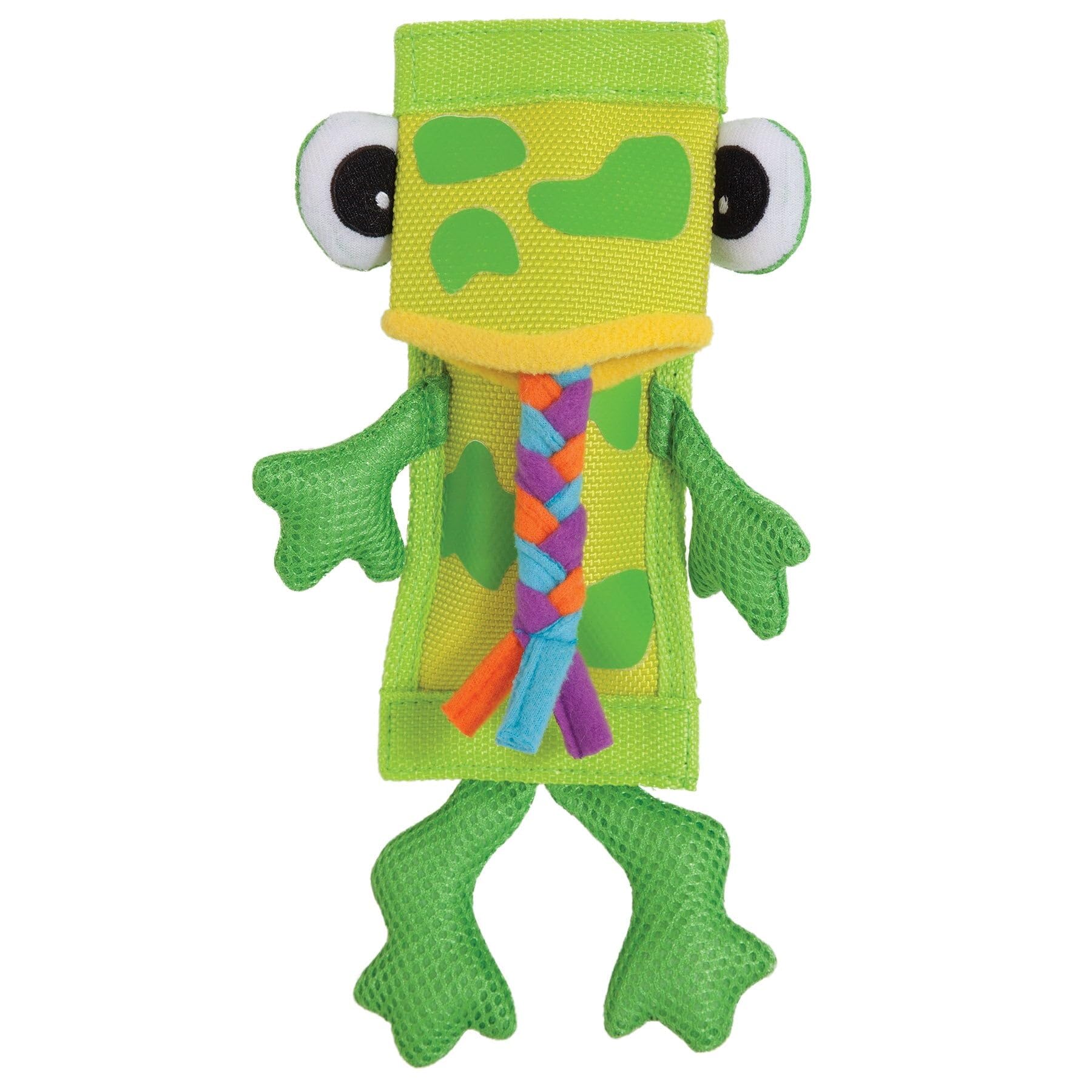 Pet Mate Booda ZOOBILEE 32016 Firehose Frog Dog Toy