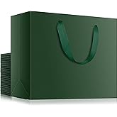 EUSOAR Large Gift Bags with Handles, 25pcs 16"x6"x12" Paper Wrap Bags Bulk, Merchandise Business Craft Grocery Retail Wrapping Bags, Wedding Christmas Birthday Thank You Gift Treat Party Favor Bags