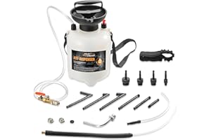 FOUR UNCLES 3L Transmission Fluid Pump - Manual Fluid Transfer Pump with 12 pcs ATF Adapters for Automotive Use, Transmission Fluid Transfer Pump kit