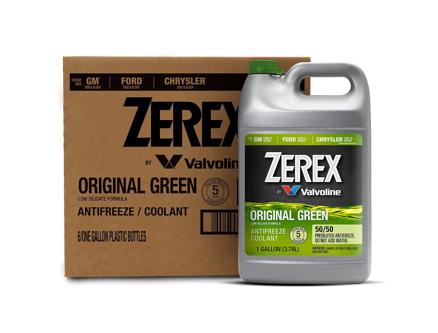 Mua Zerex Original Green Antifreeze/Coolant, Ready to Use 1gal (Case of 6) (ZXRU16PK) trên
