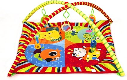 Tapis D Eveil D Apprentissage Et De Jeux Avec Arceau Amazon Fr Bebes Puericulture