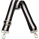 Purse Strap Gold Hardware Replacement Crossbody Bag Strap, Wide Adjustable Shoulder Strap