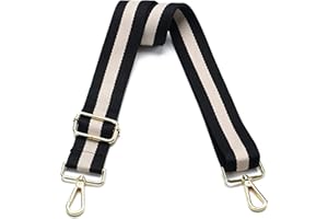 LVYOUME Purse Strap Gold Hardware Replacement Crossbody Bag Strap, Wide Adjustable Shoulder Strap