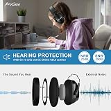 ProCase Ear Defenders Children Noise Cancelling Headphones SNR 26dB Black view 3