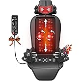 Comrelax Shiatsu Massage Cushion with Heat,Kneading Massager with Vibration,Seat Massager for Office