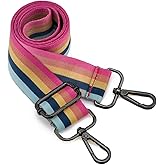 ZOOEASS Nickel Buckles Wide Shoulder Strap Adjustable Replacement Belt Gun Buckles Guitar Style Crossbody Bag Strap