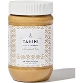 Villa Jerada, Premium Tahini 16 oz - Small-Batch Roasted Stone-Ground USA Sesame Seeds, Creamy Texture, Perfect to make Hummus (TAHINI - 1 JAR)