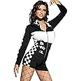 Speed Race Car Driver Adult Halloween Queen Racer Costume Jumper for Women