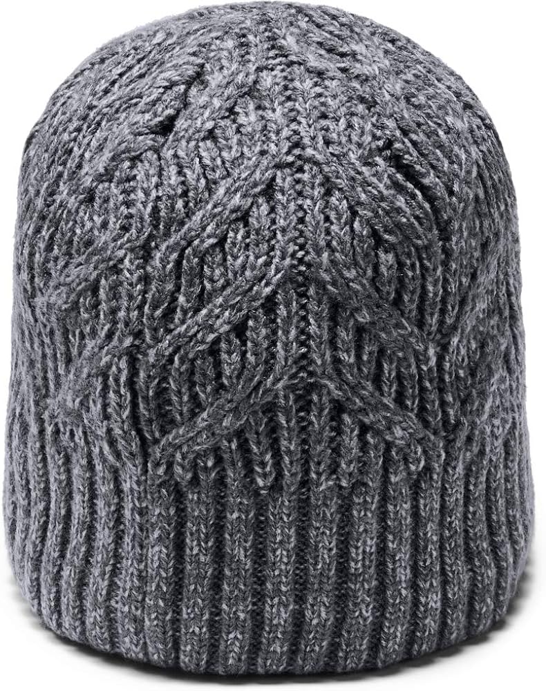 Under Armour Women's Around Town Beanie, Black (001)/Black, One Size Fits All: Clothing