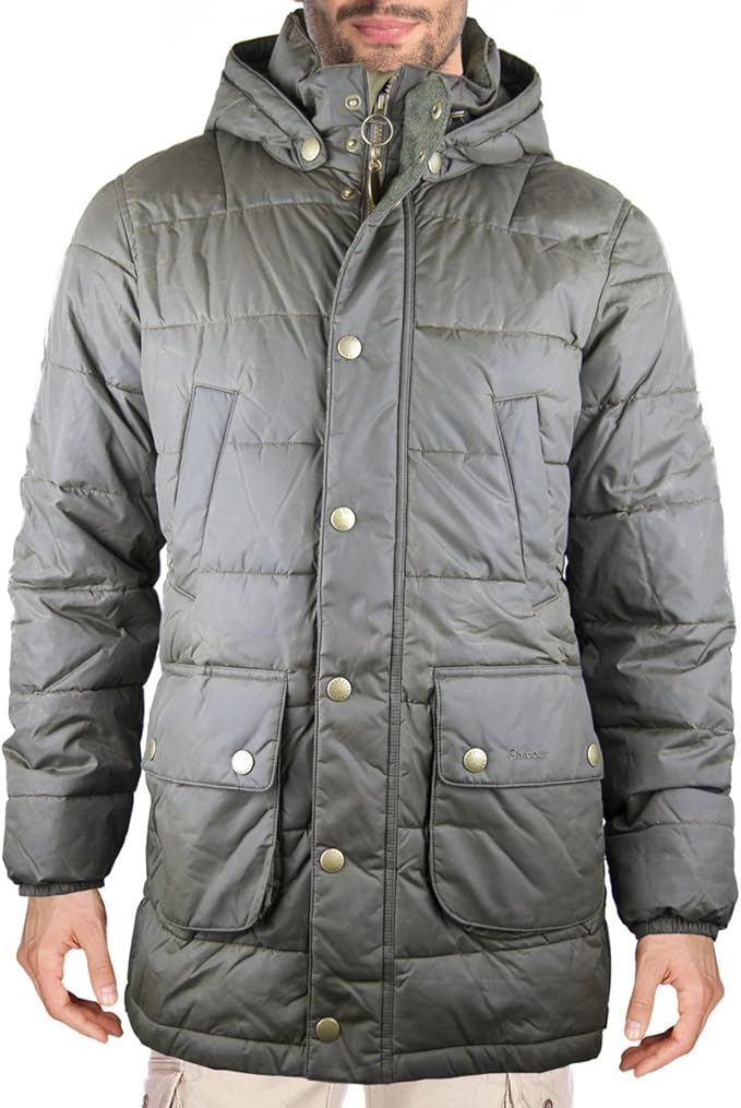 barbour fibre down jacket mens
