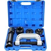 Acymner Ball Joint Press &amp; U Joint Removal Tools | Heavy Duty Ball Joint Service Tool with 4-Wheel Drive Adapters for Most 2WD and 4WD Car Pickup and Light Truck (Blue)