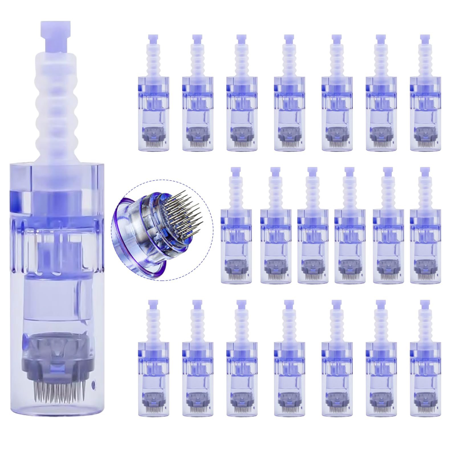 20 Pieces 36 pin Cartridge for Dr.pen A6, Mysweety Microneedles for Electric Derma Microneedle Stamp Pen