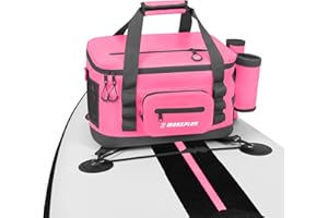 MORXPLOR Waterproof Shell 24 cans Paddle Board Cooler Bag, Sup Deck,Kayak Cooler Bag Accessories