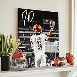B.B.F MAKE American Football Sports Canvas Wall Art