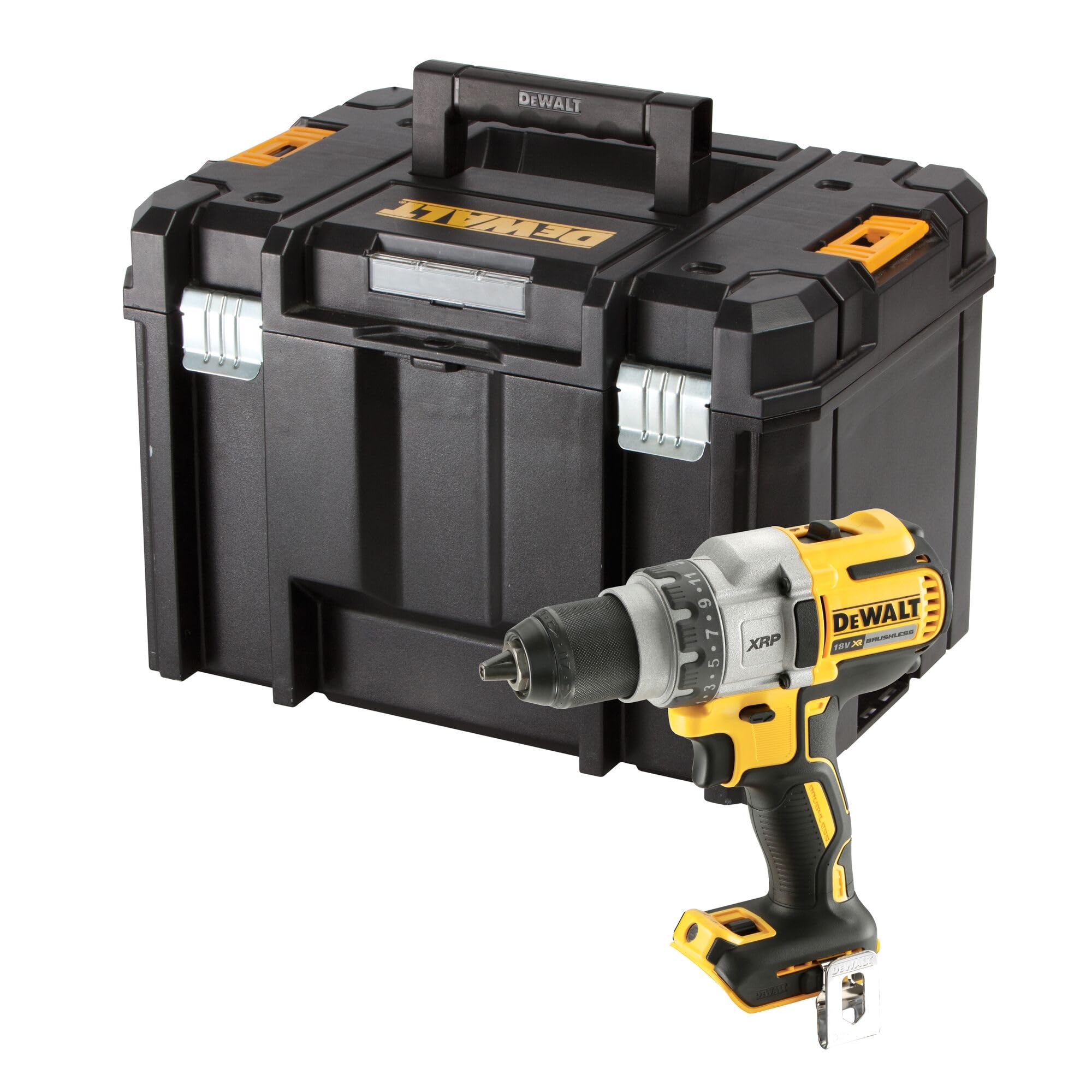 DEWALT DCD991NT-XJ Drill (BL) 18 V / Base, Pack of 1, Yellow; Black; Silver,