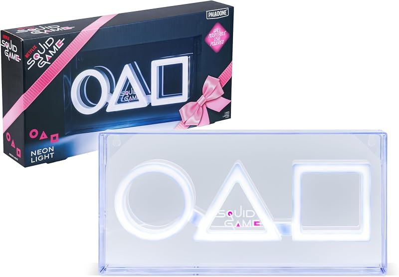 Paladone Squid Game LED Logo Neon Light Officially Licensed