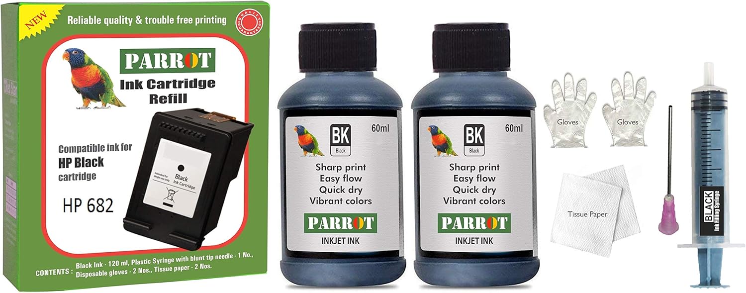 hp 682 black original ink cartridge