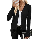 Arach&Cloz Women's Wool Blend Business Casual Cardigan Sweaters Tops