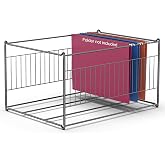 TOPCJ Hanging File Folder Frame, Heavy Duty Metal File Organizer for Letter &amp; Legal Size, Sturdy Desktop File Holder for Cabinets, Desks/Drawers Home Office File Rack (Not Fit All Drawers)