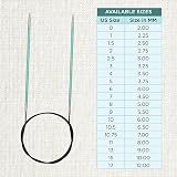 KnitPro Zing Fixed Circular Needles 24 Inch 60cm Size 3.25mm view 4