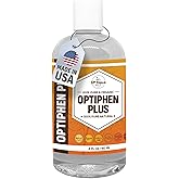 OPTIPHEN Plus Natural Preservative (2 oz) Paraben-Free; Formaldehyde-Free; Water & Oil Soluble | Suitable for Soap Making, Lotions, Conditioners, Creams & More | Keeps Products Fresh/Safe | 2 Ounces