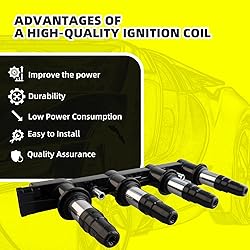 MOAUTO Ignition Coils UF620 25186687 & 4 PCS