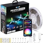 Geeni Prisma Symphony Smart LED Strip Lights, RGBIC Neon Color Changing WiFi Lights with App Remote Control and Music Sync, C