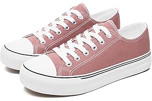 Iarus Womens Canvas Shoes Low top Sneakers for Womens Fashion Casual Shoes Walking Comfortable Shoes
